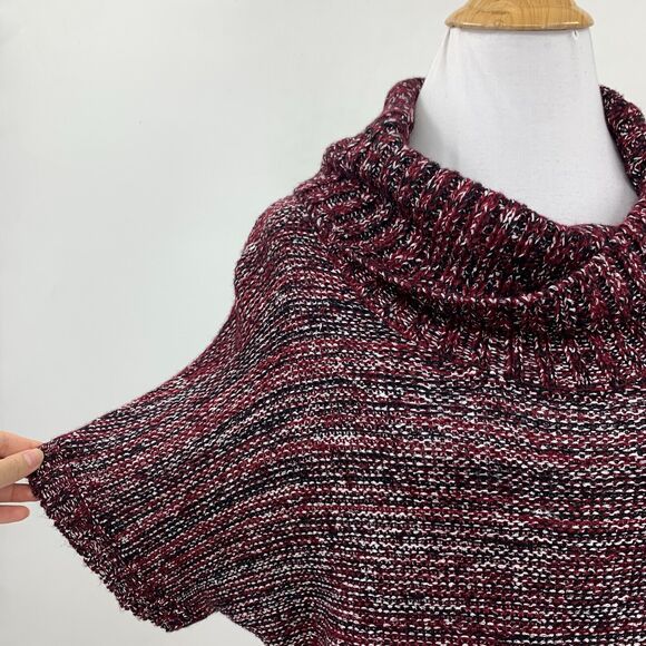 Multiples Sweater Womens PS Petite Small Marled Knit Cowl Neck Dolman Sleeves - Picture 3 of 13
